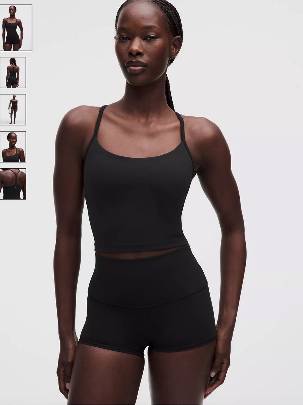 Lululemon Flow Y Cropped Tank Top *Light Support, B/C Cup
